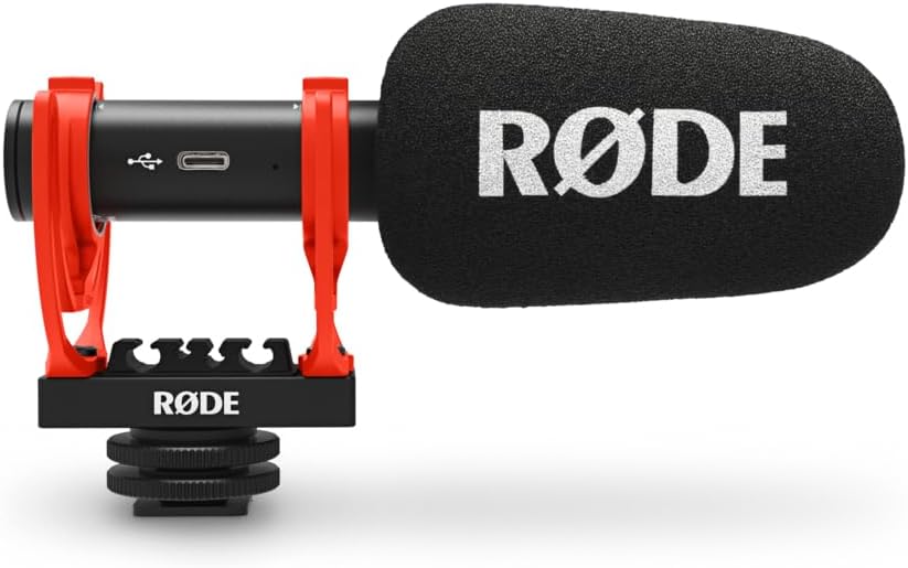 Rode VideoMic GO II Camera Mount Lightweight Directional Microphone Black